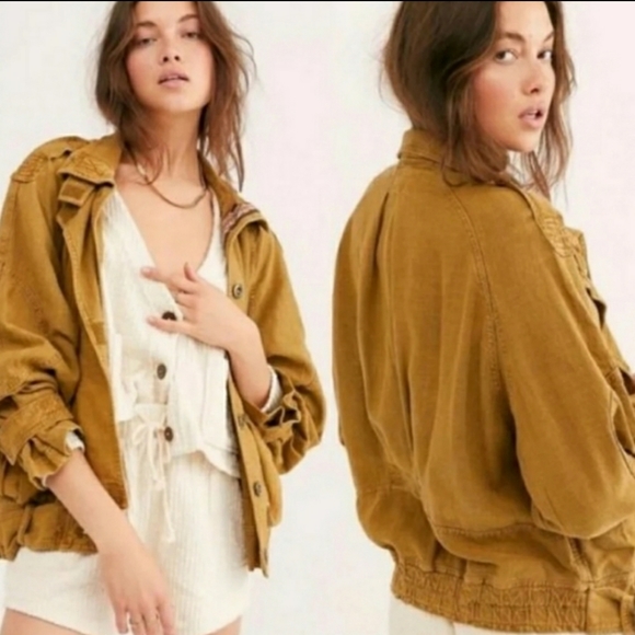 Jayde Safari Boho Bomber Jacket 